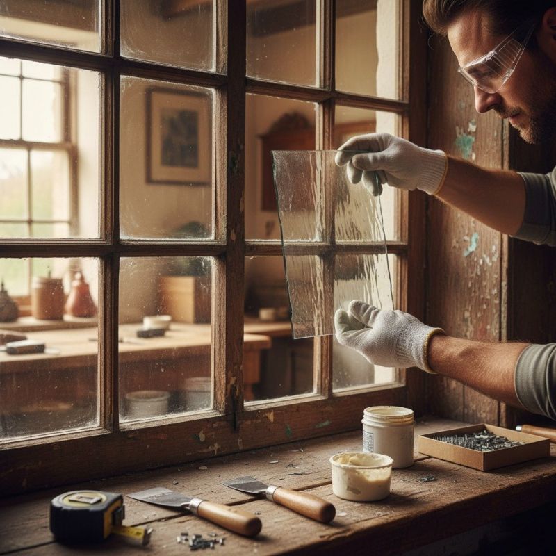 Local Old Window Repair pros at work